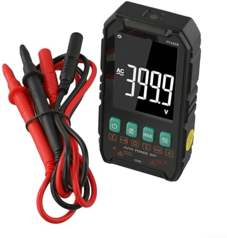 FY106B 4 000 räknas äkta RMS digital multimeter för elektrisk testning AC DC-spänning 600 V AC likström 4 A motstånd kapacitans diod frekvens NCV