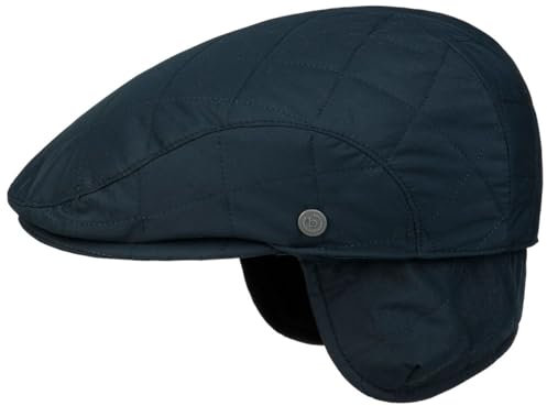 bugatti Quilted Flatcap Schirmmütze Schiebermütze Steppmütze (58 cm - dunkelblau)