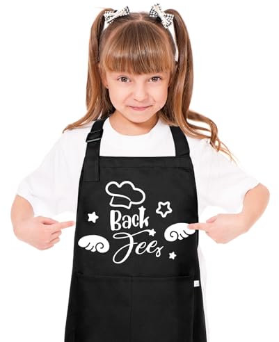 Camptrip Kochschürze für Kinder, Grillschürze und Malkittel für Jungen und Mädchen Beim Kochen, Malen, Grillen