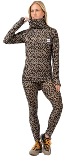 Eivy Damen Icecold Top Sweatshirt, Leopard, M EU
