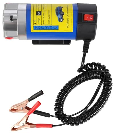 12 V 100 W bärbar elektrisk motorolja oljesugpump dieselpump | 1–4 l/min med 3 rör motoroljebyte oljepump för bil motorcykel båt lastbil