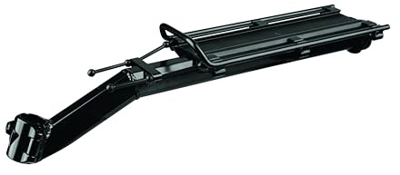 Topeak MTX BeamRack II (A Type) Gepäckträger aus Aluminium und Kunststoff in der Farbe Schwarz, Größe 57,7x14x13,3 cm, 15100122