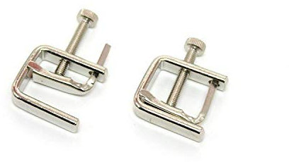 BONDAGERIE® Pinze Capezzoli, Coppia di pinzette morsa in acciaio