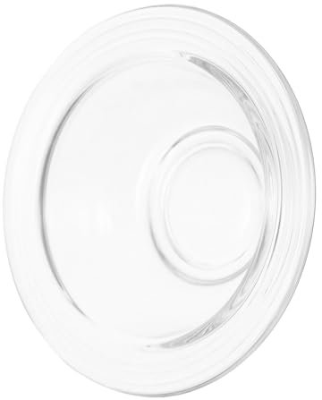 PRETYZOOM Piatto Portacandele Trasparente in Vetro per Aromaterapia Espositore per Candele da Tavolo Vassoio Portacandele e Decorativo