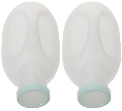 TOYZFRIENDY 2pezzi Orinatoio Portatile Maschile con Coperchio Anti-perdita da Contenitore in Plastica per Urina per Uso in Auto Viaggio Emergenze Wc da Viaggio