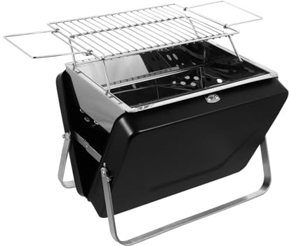 Portable Charcoal Grill – Lightweight Outdoor Folding Barbecue for Camping Picnics Travel & Garden – Compact Metal Stove for Easy Transport & Quick Setup