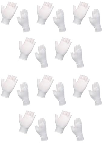 LIbgiubhy Schweißabsorbierende Fingerlose Baumwollhandschuhe Sorgen für trockene Hände bei intensiven Aktivitäten wie Fitnesstraining und Halbfingerhandschuhen beim Radfahren