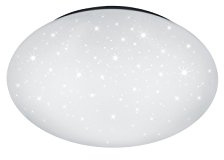 lightling Basic LED Deckenleuchte Max mit Starlight Effekt, 15W LED Leuchtmittel inklusive, 1600 Lumen warmweiß, 4000 Kelvin, Schutzklasse IP44, 37 cm