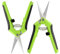 OUNONA 2 st Klein Gartenschere, Hand Gartenschere Baumschere Ergonomisches Rebenschere, Astschere Bonsai Schere Baumschere Ernteschere, Pruning Shears Garden Scissors für Bonsai Pflanzen Blumen Ernte