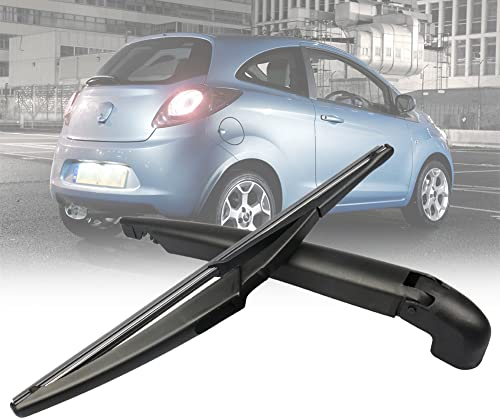 Tergicristallo posteriore compatibile con Ford Ka Mk2 Hatchback, braccio tergicristallo posteriore auto, set di spazzole e tergicristalli adatti per 11/2008-3/2017 Ford Ka Mk2 Hatchback