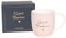 DRAEGER PARIS 1886 | Mug en Céramique Rose 320ml Super Nounou | Coffret Cadeau Original Nourrice Noël Anniversaire Remerciement | Design Chic Message Doré