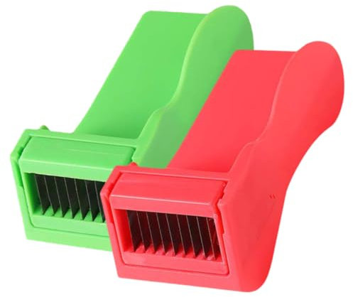 GRIRIW Trituradora De Judías Verdes Multifuncional 2 Piezas Rallador De Verduras Manual Protección Para Dedos Uso Doméstico y Cocina Diaria