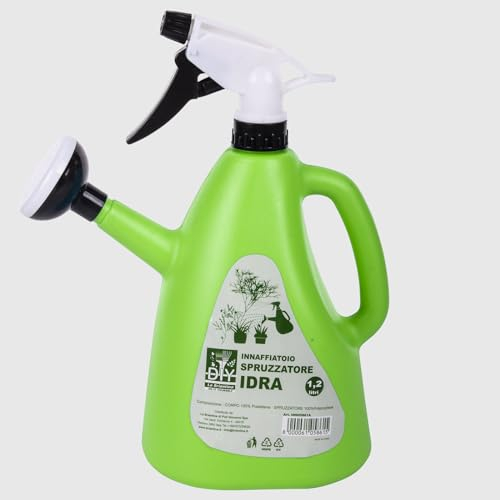 La Briantina Arrosoir avec pulvérisateur hydre 2 en 1, irrigateur en Plastique Double Fonction pour Petites Plantes domestiques de 120 cl polyéthylène