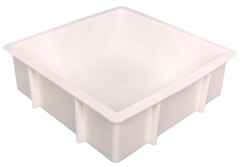 Générique Moule Carré Silicone - 17 * 17 * 5 Cm Moule À Brownie En Silicone, Antiadhésif, Pour Chocolat, Gâteaux, Bonbons, Pâtes, Gateau Éponge