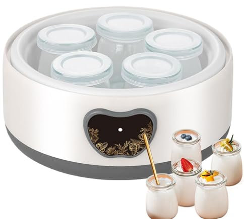 Maker de yaourt avec température réglable, machine à yogourt électrique, Machine de fabricants de yaourts portables, Appareils à domicile multifonction, accessoires ménagers pour la cuisine
