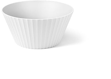 BLIMPLUS - Ciotola Nettuno L Arctic White Ø 25cm - Insalatiera Multiuso Cucina Tavola - Made in Italy