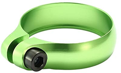 Krage Sadelstolpe Sadelklämma Superlätt Cykel för CNC-aluminiumlegering för cyklar 27.2/30.8/31,6 mm (Green 31,8)