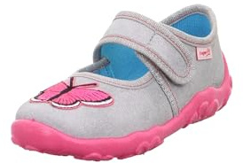 Superfit Mädchen Bonny Hausschuhe, Grau 2030, 33 EU