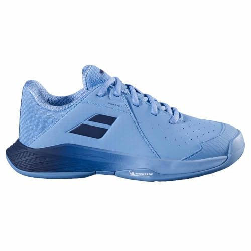 Babolat Enfants Prop Jr 3 Cly Chaussures de Tennis Chaussure Terre battue Turquoise-Bleu EU 39 NEU