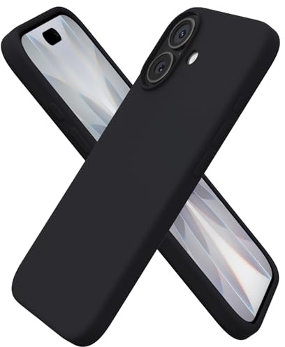 ORNARTO Cover per iPhone 17 Silicone,Antiurto,Nero