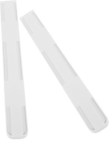 HOMSFOU 2 guide scorrevoli lisce per cassetti, resistenti, per armadietti, cassettiere, facile installazione, in plastica resistente, design adesivo