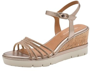 Tamaris sandale femme à talon compensé