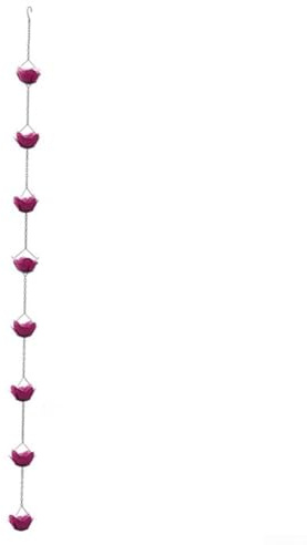 Villa Rose Chaîne de pluie en fer résistant à la rouille avec longueur réglable de 225 cm offrant un drainage extérieur fonctionnel et une ambiance sonore japonaise