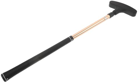 Alipis Putter de Golf Ajustable Extensible de Aleación de Aluminio Grip Antideslizante Portátil para Práctica en Interiores y Exteriores, Equipo de Práctica de Golf para Hombres Diestros