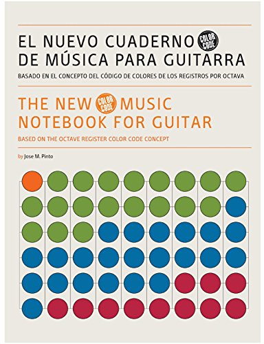 THE NEW MUSIC NOTEBOOK FOR GUITAR (COLOR CODE): BASED ON THE OCTAVE REGISTER COLOR CODE CONCEPT