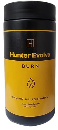 Hunter Burn- 180 Fat Burner Diet Pills - 100% Natural Ingredients - UK Made Premium Supplement
