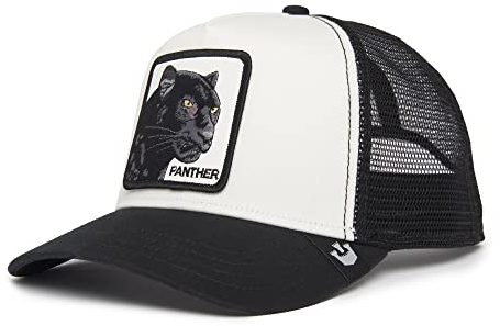 Goorin Bros. Trucker Hat Herren - Mesh Baseball Snapback Cap - The Farm, Schwarz/Weiß (der Panther), Einheitsgröße