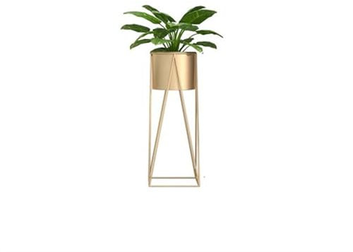 Soporte de Suelo para Flores, macetero Mediano con Relieve en Forma de Abanico, Moderno Soporte de Hierro para Flores, Soporte para Plantas, Soporte para Flores para Sala de Estar, balcón in