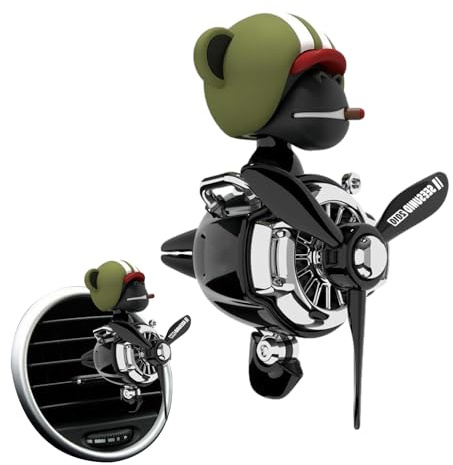 Air Freshener Car Vent Clip – Refillable Car Perfume Diffuser, Propeller Style Aromatherapy Clip, Universal Fit Air Vents, Long-Lasting Fragrance Interior | for SUV Sedan RV Vehicle Dashboard Office