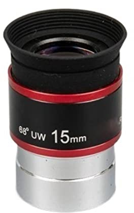 Ocular Ultra Gran Angular de 68 Grados, 6mm, 9mm, 15mm, 20mm, Accesorios for telescopio astronómico Piezas para telescopio astronómico(15mm)