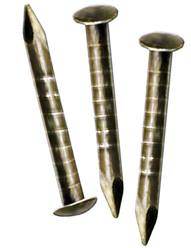 FUXXER® - Chiodi in ottone anticato, per mobili, restaurazione, legno, bronzo vintage anticato, effetto ruggine, 10 x 1 mm, 200 pezzi