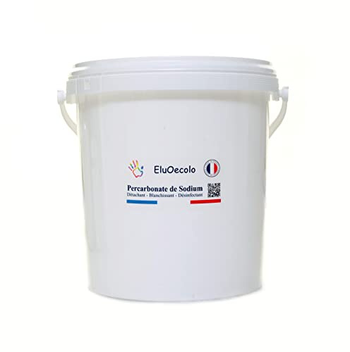 Made in France - Percarbonate de Soude 6kg EluOecolo - Oxygène Actif <12% - Détachant & blanchissant - Doseur à l'intérieur - Conditionné dans un CAT