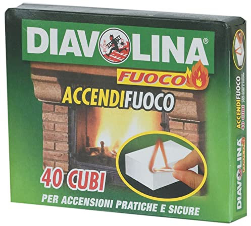 24PZ DIAVOLINA ACCENDIFUOCO 40 CUBETTI ART.15300