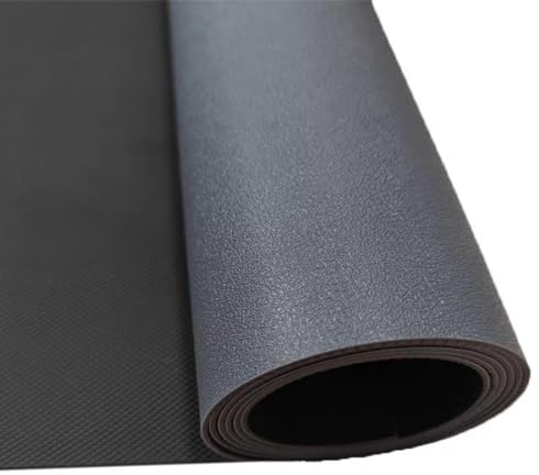 Tapis de sol caoutchouc DIY Découpable Tapis de Sol D'ascenseur, Tapis Antidérapants et Protecteurs pour Le Plancher D'ascenseur de Voiture de RV D'entrepôt de Gymnase de Sous-sol, 2,4mm D'épaisseur (