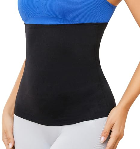 SURE YOU LIKE Waist Trainer for Women Postpartum Recovery Belt Seamless Shapewear for Women Tummy Control Body Shaper,1 pcs，Black,XXL=UK 18