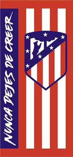 Asditex Toalla Playa Premium Atlético de Madrid 1 de 75 cm. x 150 cm. composición 100% algodón (420 gr/m2)