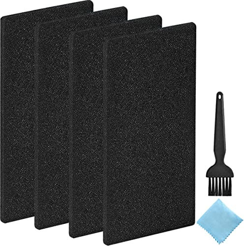 EATBALE Tumble Dryer Sponge Filter for Bauknecht Privileg Whirlpool HX 481010354757, Heat Pump Dryer 225 x 107 x 8 mm, Heat Exchanger Filter, Foam Filter Sponge Filter Mat Condenser Dryer (4 Pack)