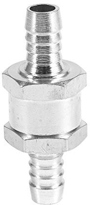 HondoKet 1 válvula antirretorno para combustible de aluminio, motor de petróleo crudo de gasolina, plata, 10 mm
