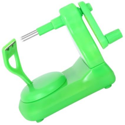 ZUNOXAZ Pelador Manual de Frutas Multifuncional con Manivela Inoxidable Resistente y Base Antideslizante Fácil y Cómodo para Cocina