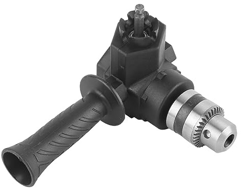 Fockety Dispositif D'angle de Perceuse électrique, Kit de Fixation de Perceuse à Angle Droit, Forte Force de Serrage pour les Coins Serrés, Dispositif D'angle électrique pour Outil de Réparation