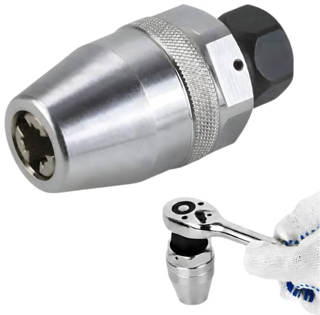 Lazheng Extracteur de Goujon 3/8, Douille Extracteur de Boulon, Extracteur de Vis en Acier au Chrome-Vanadium, Extracteur de Boulon Universel pour Retirer Les Goujons de 1/4 à 1/2 (6mm-12mm)