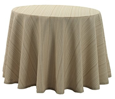 Martina Home Falda para Mesa Camilla modelo Ribera - Redonda de 100 - color Crudo