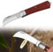 Cutiolly Gartenhippe,Taschenmesser,Hakenmesser,Garten Taschenmesser,Outdoor Garden Knife,Multifunktionale Okuliermesser,Outdoors Okuliermesser,Edelstahl Klappgarten Knospungs Messer