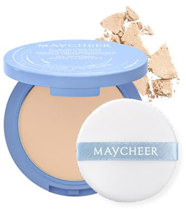 Matt Finish Setting Powder - Wasserdichte Ölkontrolle Fixing Puder Für Gesichts Make Up - Lang Anhaltender Halt Natürliche Deckung Puder Makeup - Feines Puder, Tadellos, Leichtgewicht