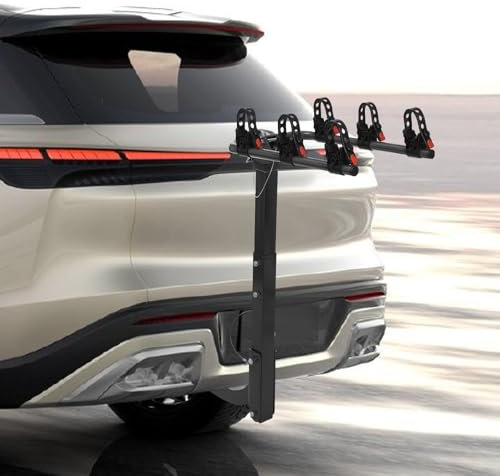 Porte-vélos pour coffre de voiture, porte-vélos plié, pour voitures, camions, camionnettes et SUV