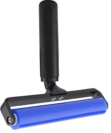 Aramox Rodillo Eficiente para Eliminar el Polvo, Rodillo Doméstico de Silicona Duradero con Rodillo, a Prueba de Humedad y Fricción (30,5 cm/12 Pulgadas)